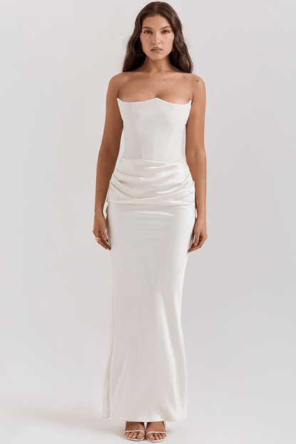 CAMILA – Straploze Maxi Jurk