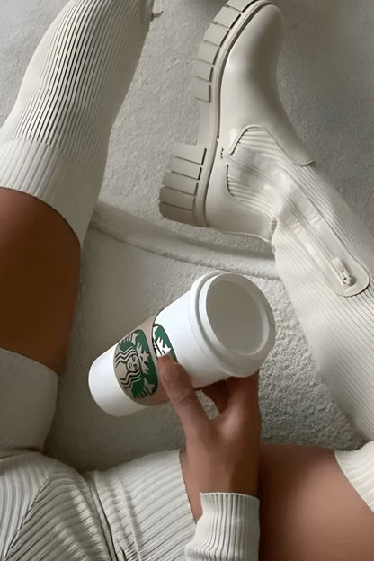 MADDIE | Overknee Stretch Laarzen