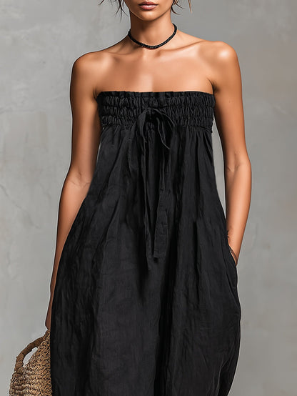 NINA | Strapless Wide-Leg Jumpsuit