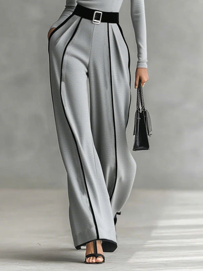VENA | Tweedelige Set met Contrastdetails