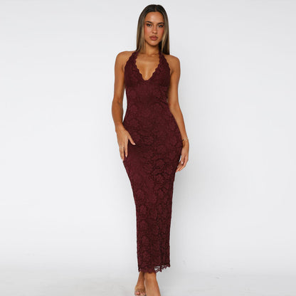 ISABELLA – Luxe Lace Maxi Dress