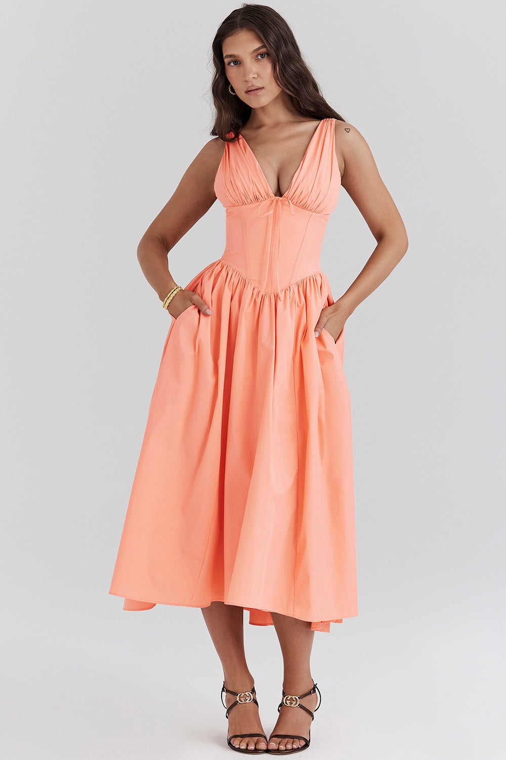 ESME | Korsett  Midi Jurk
