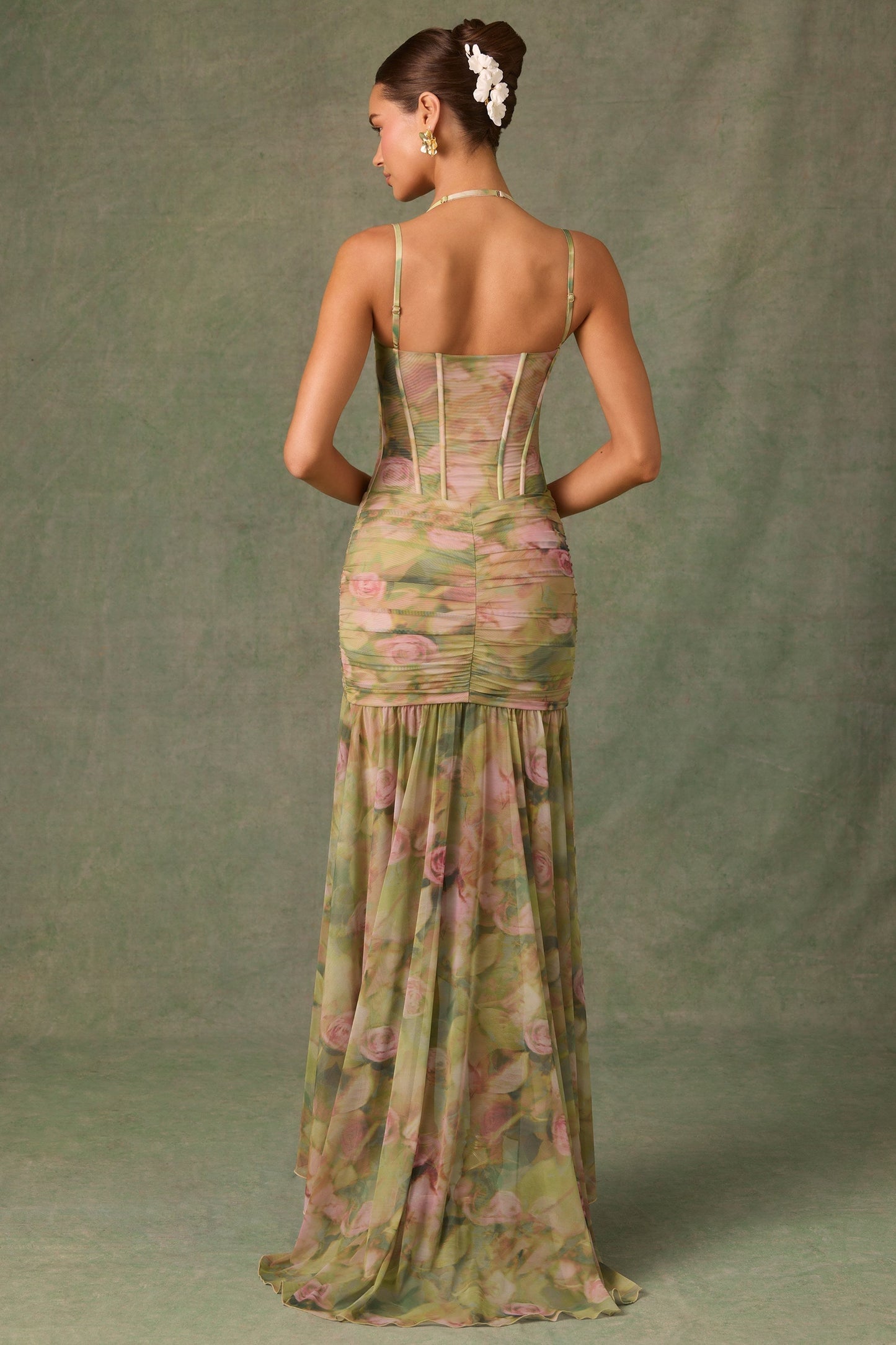FIONA | Elegante Corset Maxi Jurk met Split