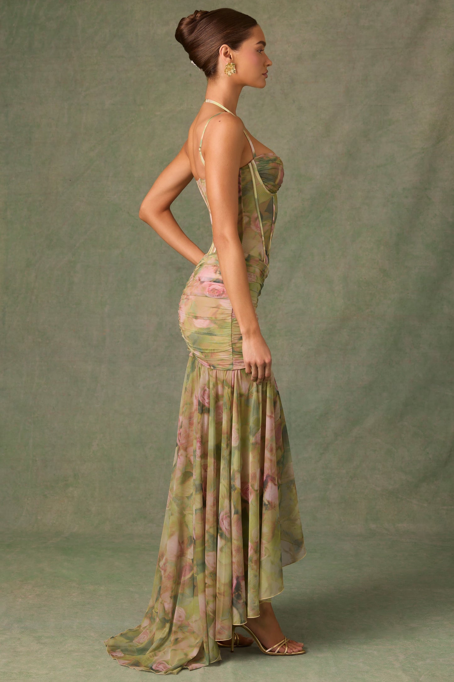 FIONA | Elegante Corset Maxi Jurk met Split