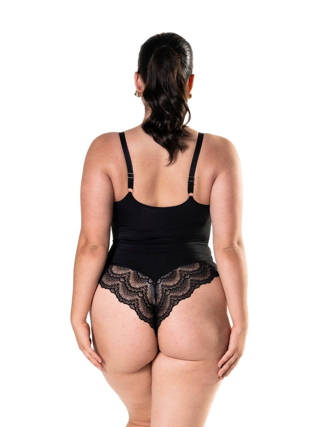 TRIANA - Halflos gesnoerde bodysuit