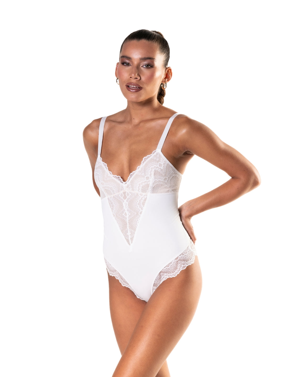 TRIANA - Halflos gesnoerde bodysuit