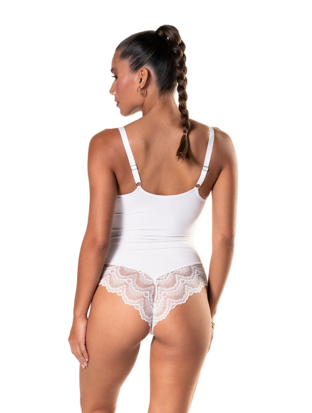 TRIANA - Halflos gesnoerde bodysuit