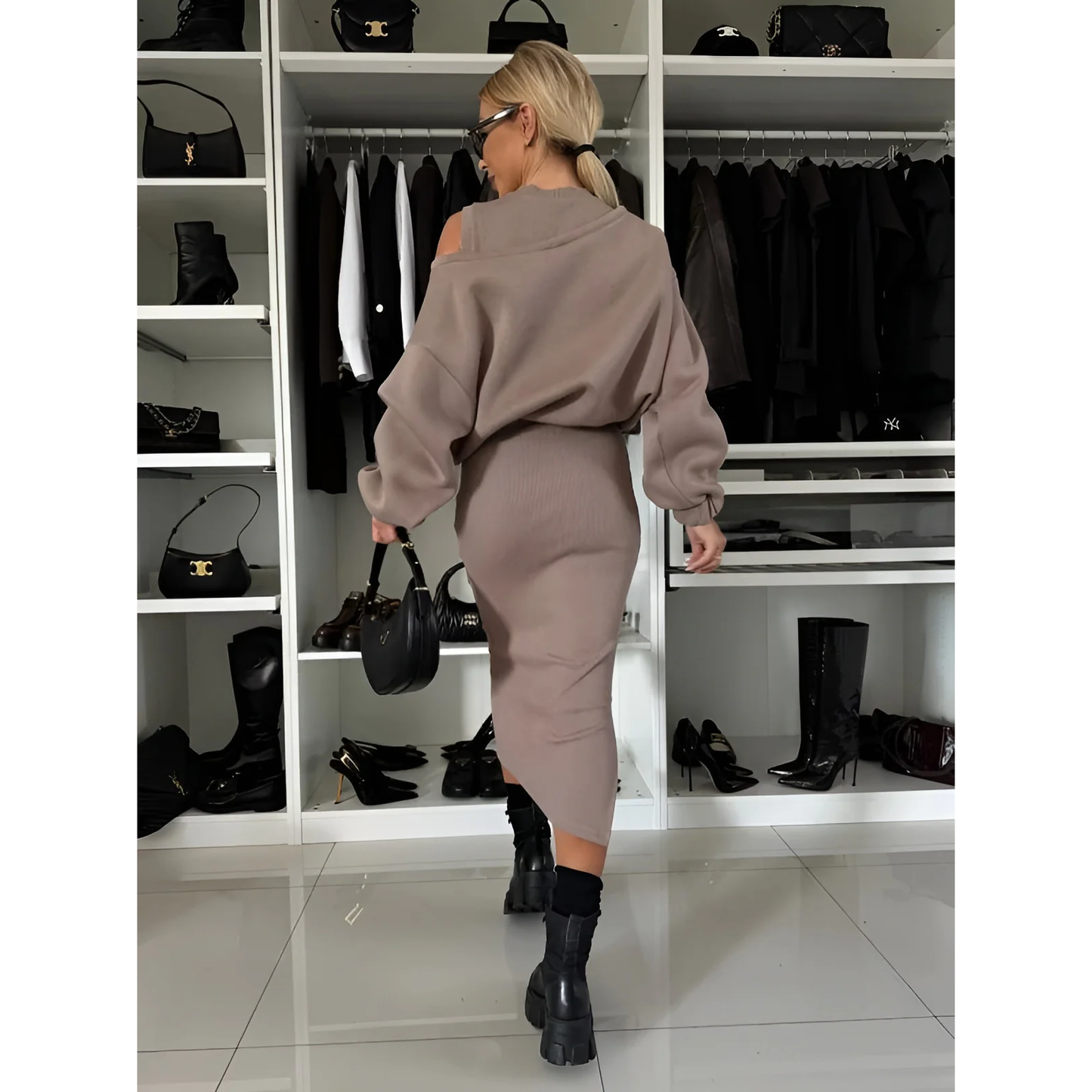 LOUISA | Chic tweedelig knit set