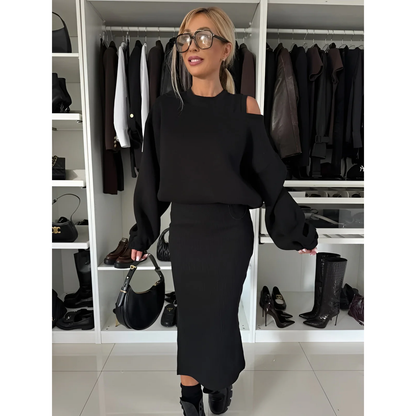 LOUISA | Chic tweedelig knit set