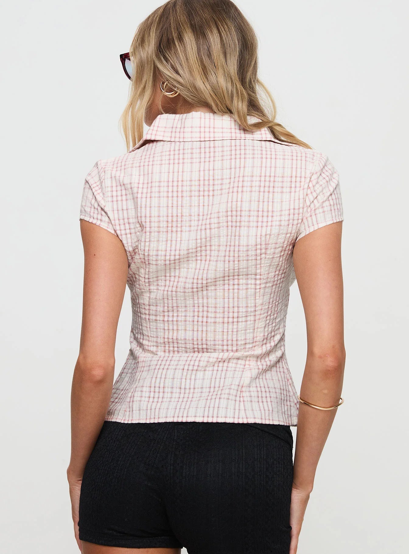 SIMONE | Getailleerd blouse-shirt
