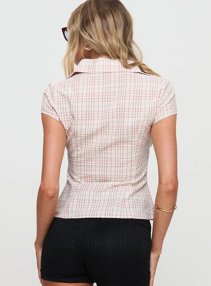 SIMONE | Getailleerd blouse-shirt