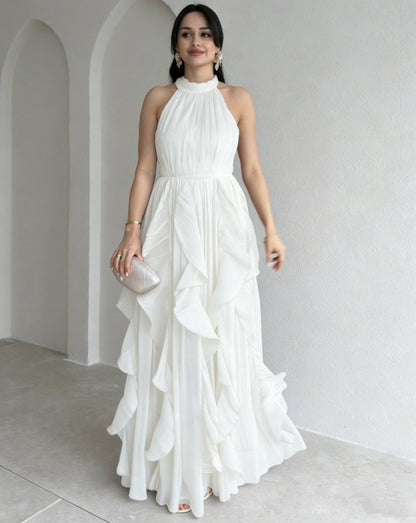 MILOU | High Neck Maxi Jurk
