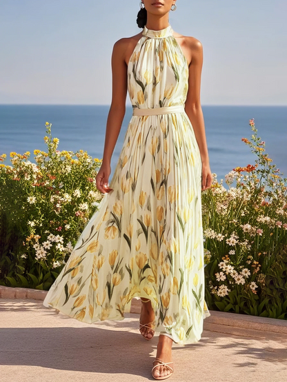 MARIT | Bloemen Maxi Jurk