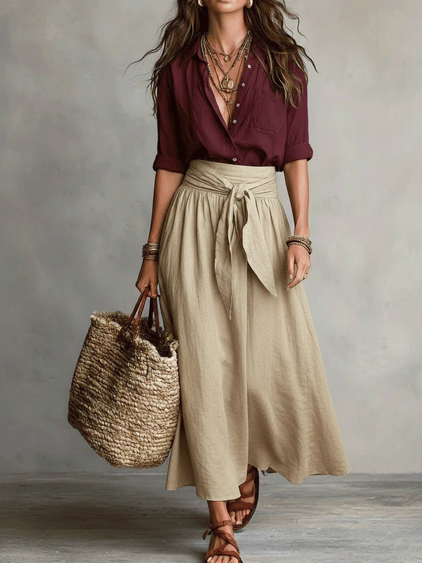 VERA | Elegante Midi Rok Set