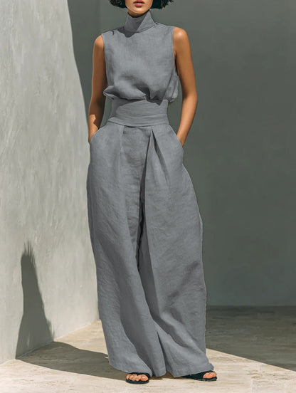 MARIA | Minimalistische Wide-Leg Set