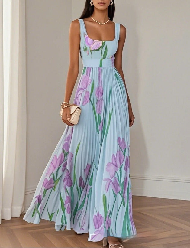 NOËLLE | Floral Print Maxi Jurk