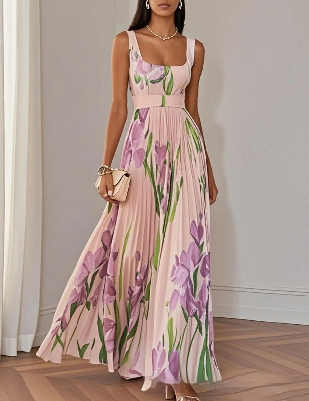 NOËLLE | Floral Print Maxi Jurk