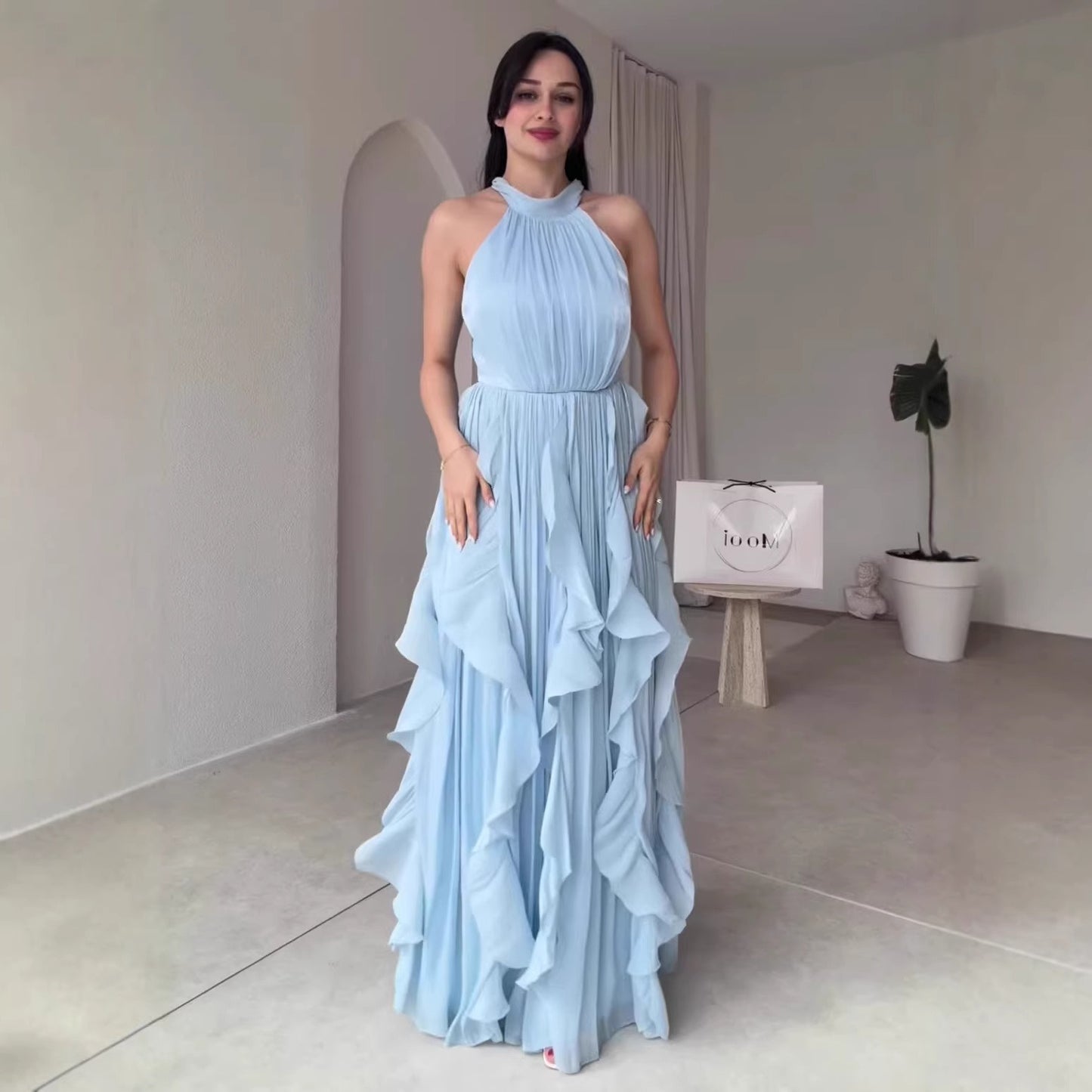 MILOU | High Neck Maxi Jurk