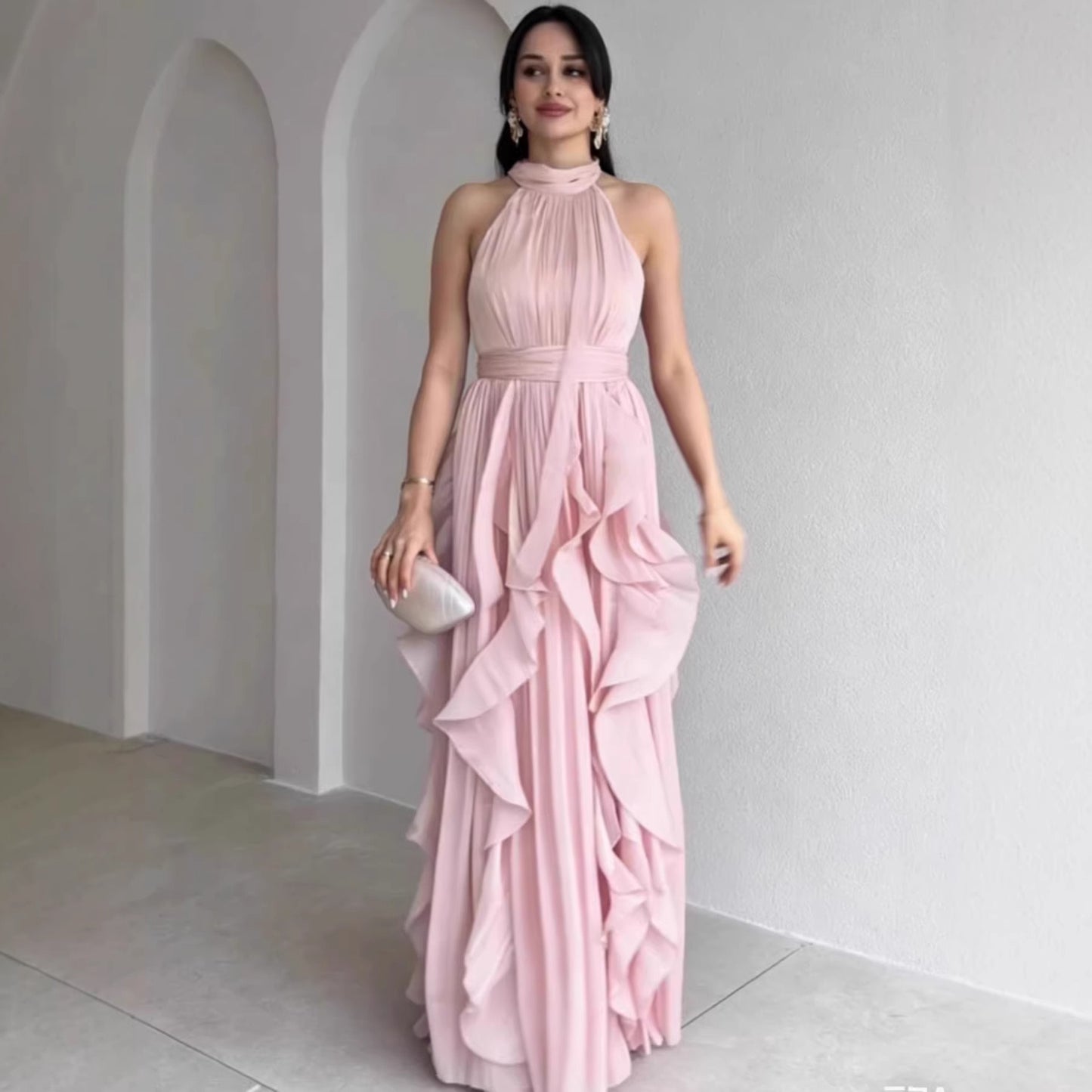 MILOU | High Neck Maxi Jurk