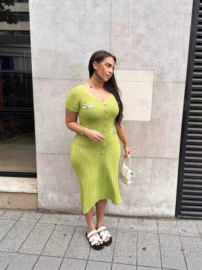 PHOEBE | Slimfit Maxi-jurk