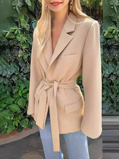 AIMEE | Getailleerde Blazer Met Tailleband