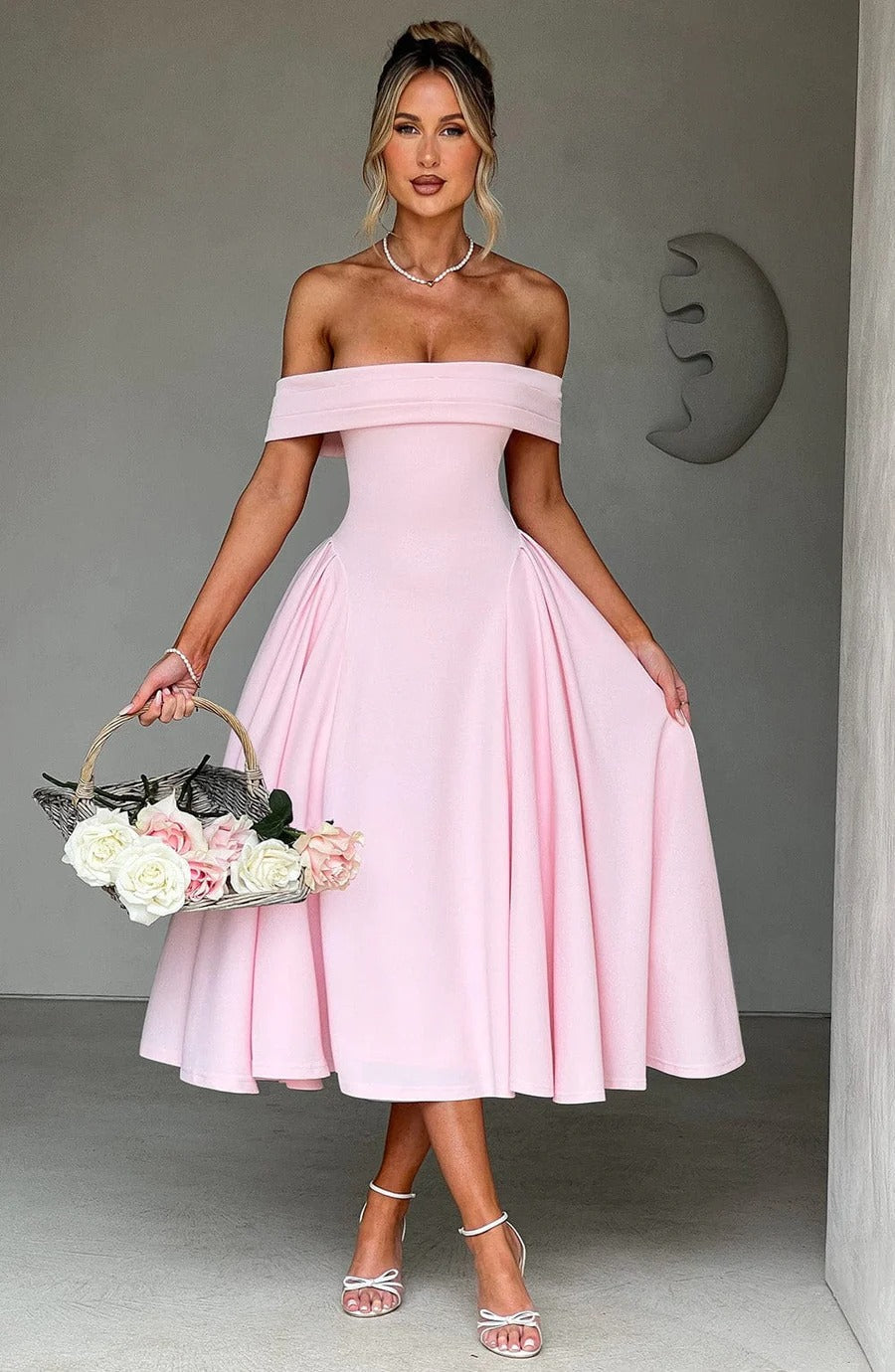 IMANI | Elegante Midi Jurk