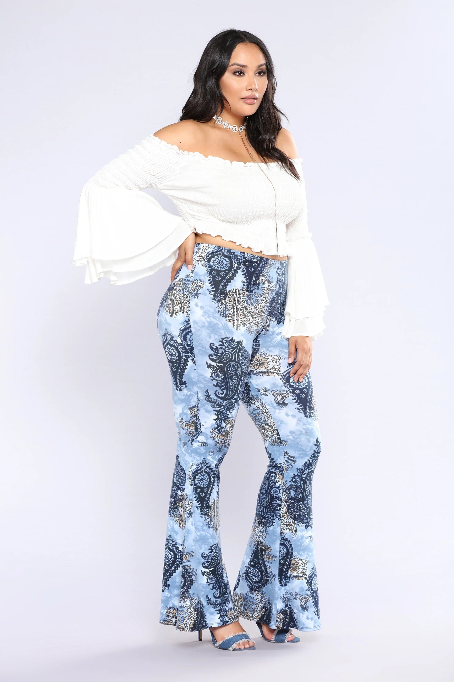 AGATHA | Sexy Uitlopende Stretch Pants