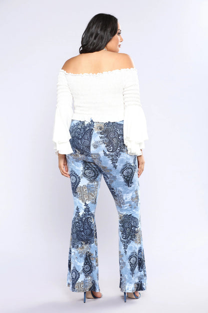 AGATHA | Sexy Uitlopende Stretch Pants