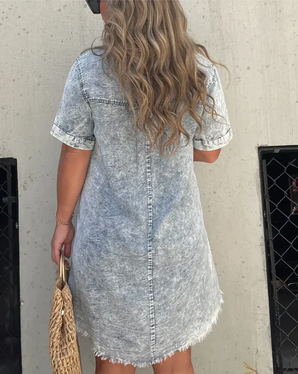 MADDOX | Denim Jurk