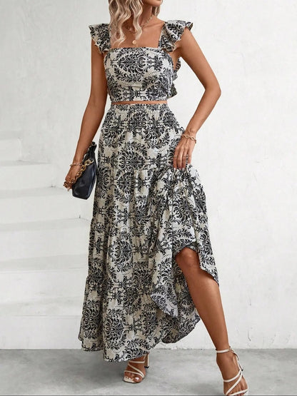 RUE | Boho-print Tweedelige Set