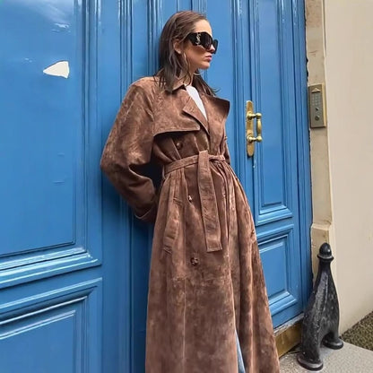 CLAIRE | Vintage Suède Jas