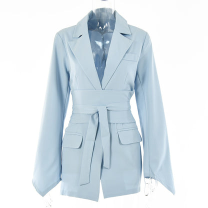 AIMEE | Getailleerde Blazer Met Tailleband
