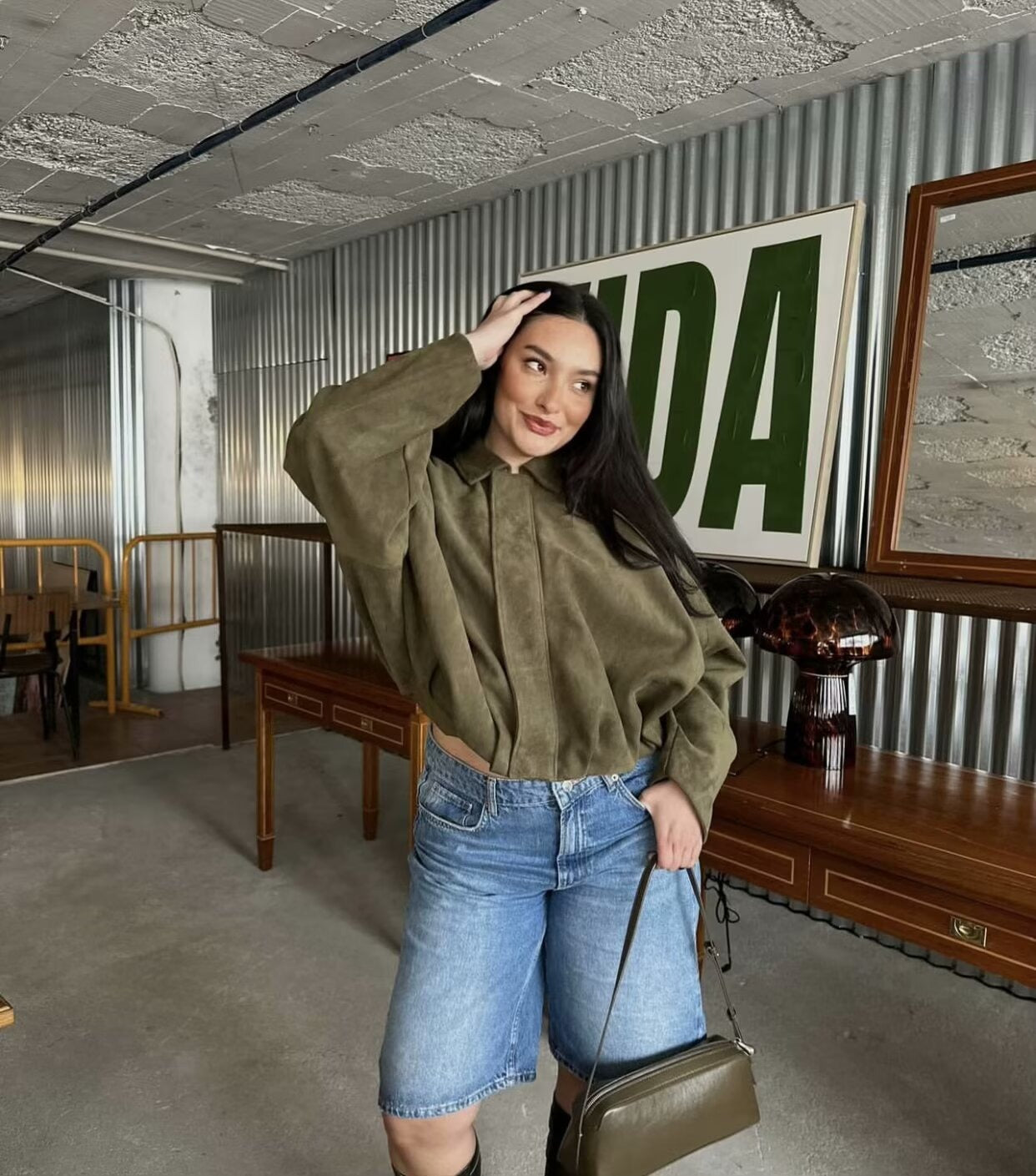 KAI | Vintage Kort Suède Jasje