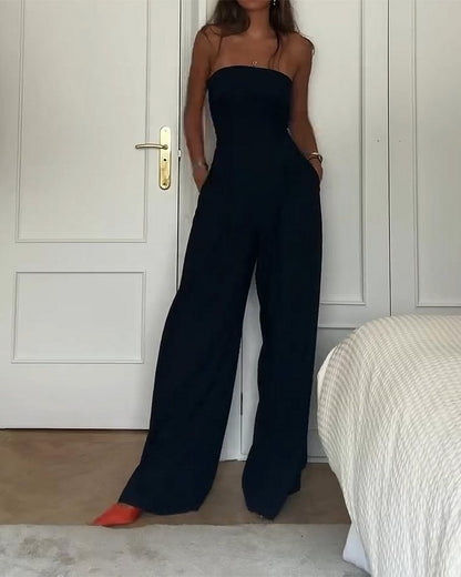 ELIA - Schouderloze Jumpsuit