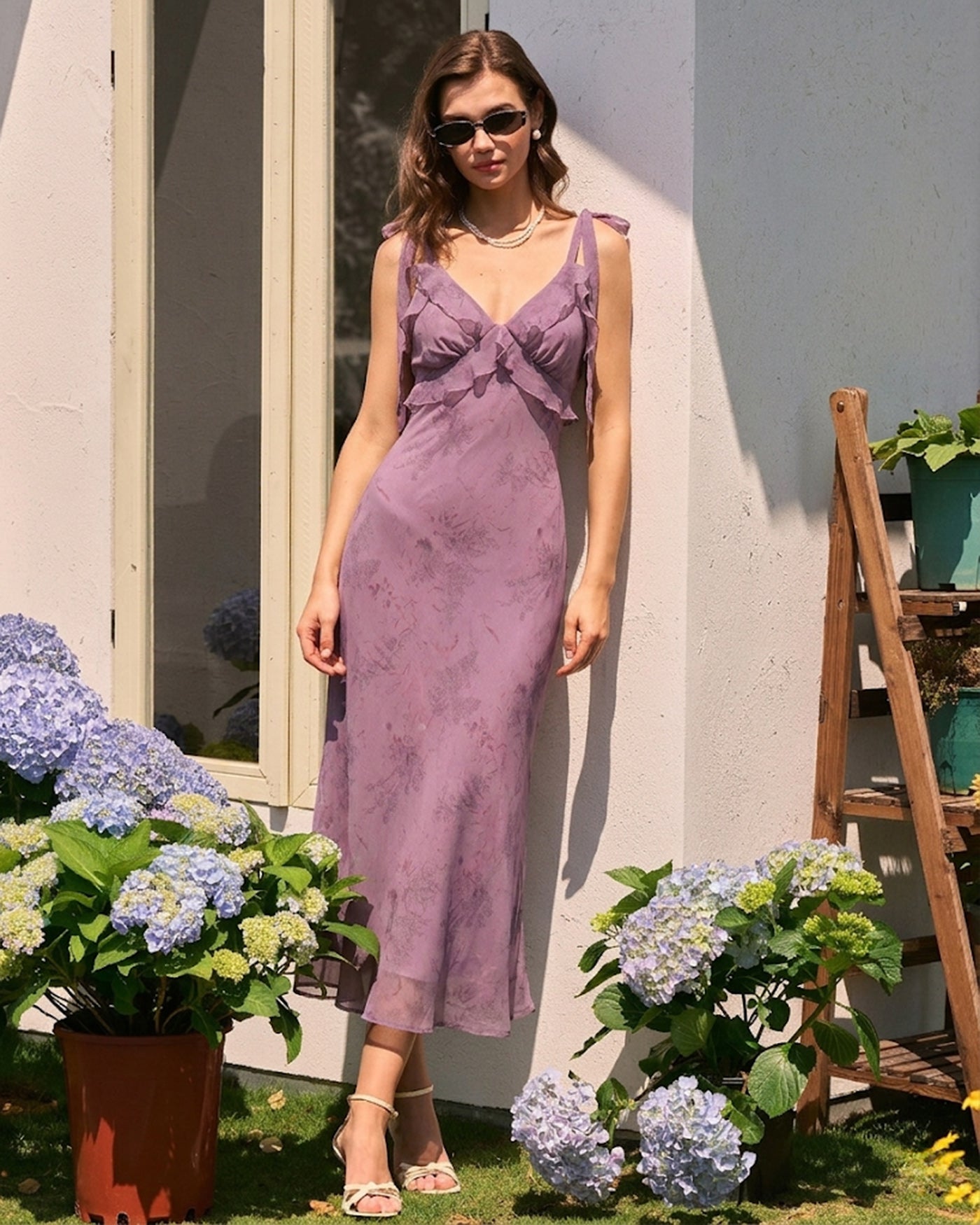EVELYN | Flirterige Midi Jurk