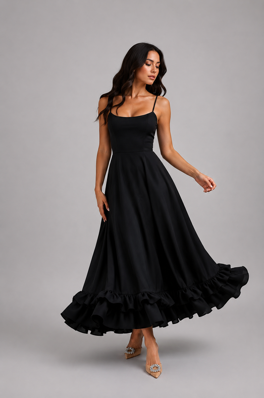 YASMIN | Fluwelen Maxi Jurk