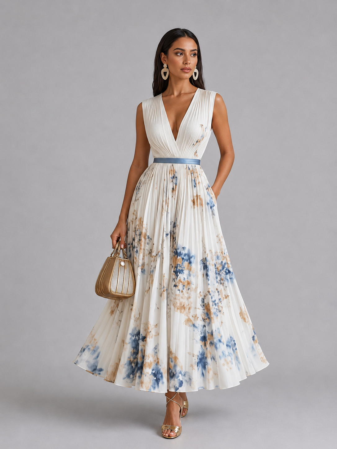 YVETE | Wrap Maxi Jurk