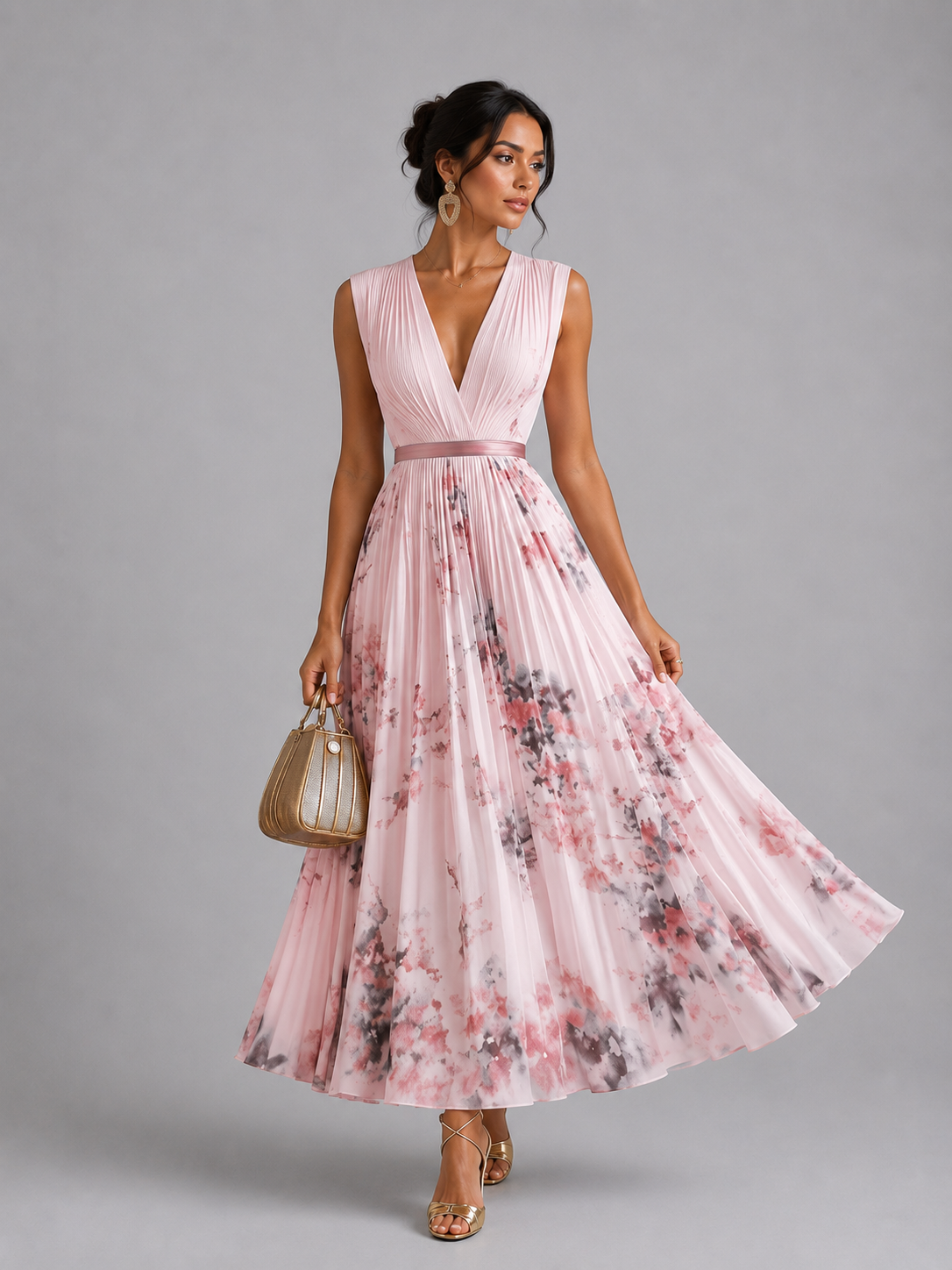 YVETE | Wrap Maxi Jurk